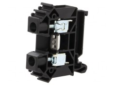 Terminal &Icirc;mbinare Șine 0.5-16mm2 1 Pista 2 Borne Negru TS35