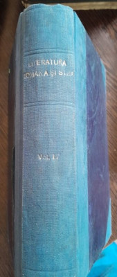 Literatura romana si straine, vol.17, 6 lucrari coligate. Detalii in descriere foto
