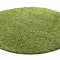 Covor Shaggy Modena, Rotund, Verde, 80x80