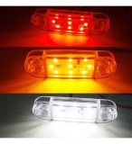 Cumpara ieftin Lampă gabarit LED ,9 LED-uri 12&ndash;30V Galbenă / Roșie / Albă &ndash; Camion, Remorcă, Utilaje