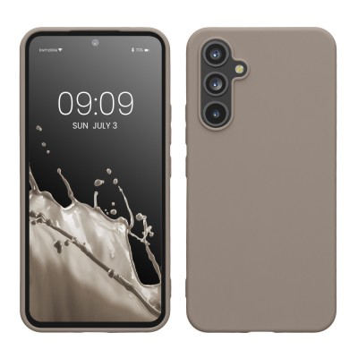 Husa Kwmobile pentru Samsung Galaxy A54 5G, Bej, Silicon, KWM000018FR018C foto