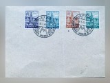 Germania Zona de Ocupație Sovietică Saxonia 1946 T&acirc;rgul Leipzig Serie Completă FDC / Plic Prima Zi - OREF1