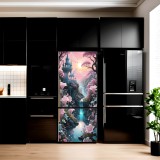 Folie imprimata color pentru decor Frigider, dimensiune 200 x 90cm, model: AVX-FR13, AVEX
