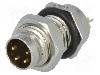 Conector M8, 4 pini, clasa etanseitate IP67, AMPHENOL - LTW8-04PMMS-SF7001