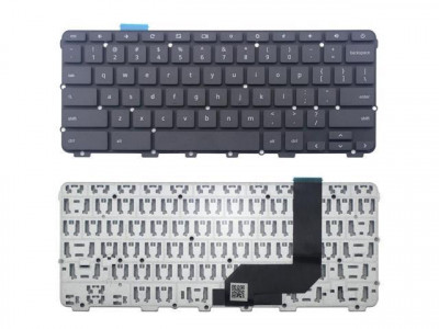 Tastatura laptop noua HP Pavilion Chromebook 11 G5 Black US foto