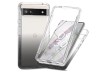 Husa transparenta RonRun pentru Google Pixel 6a cu protector de ecran incorporat, negru - RESIGILAT