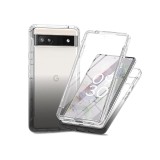 Husa transparenta RonRun pentru Google Pixel 6a cu protector de ecran incorporat, negru - RESIGILAT