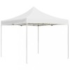 Cort de petrecere pliabil profesional, alb, 3 x 3 m, aluminiu