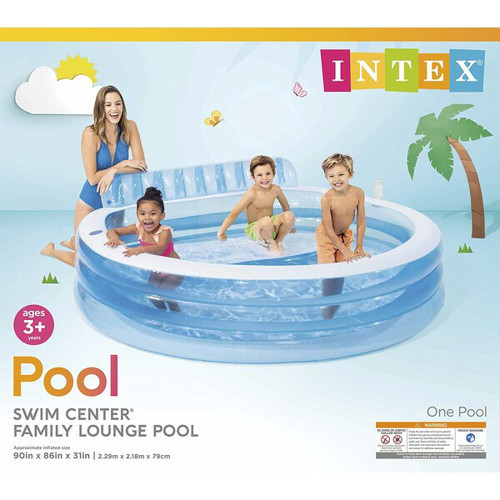 Piscina gonflabila Intex - Swim Center&trade;, Family Lounge, 229 x 218 x 79 cm,