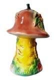 Cumpara ieftin Statueta decorativa, Ciuperca, Multicolor, 23 cm, DVSG2012