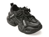 Pantofi sport GRYXX negri, 2556, din material textil si piele naturala
