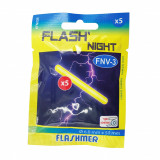Batoane luminoase FNV-3 FLASH NIGHT T3 6,0x50mm x 5 bucăți, Flashmer