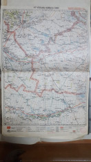 Harta Buzau, Ramnicu Sarat, Bratianu, Slobozia, Caldare?ti, 1928 foto