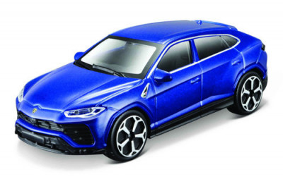 Set 2 Machete Masini Bburago 1:43 Street Fire Lamborghini Urus Albastru &amp;amp; Audi foto