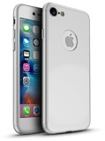 Cumpara ieftin Husa GloMax FullBody Silver pentru Apple iPhone 8 cu folie de sticla inclusa