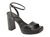 Sandale ALDO negre, LOTHON 001, din piele ecologica