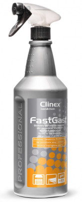 Clinex Fastgast, 1 Litru, Cu Pulverizator, Solutie Degresare Suprafete Murdare De Grasime Dificila foto