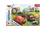 Puzzle 24 piese Maxi &bdquo;Cars - Mașinuțele fericite&rdquo;