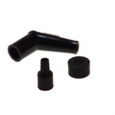 Fisa bujie, unghi: 120°, Short, filet bujie: 10/12mm, conexiune: thread, carcasa: Ebonite, spark plug cap colour: black