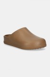 Crocs papuci Dylan Clog femei, culoarea bej, 209366