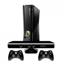 Xbox 360 + 2 Controllere + kinect 350 ron foto