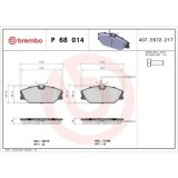 Placute frana Daewoo Lublin 2 Box, Lublin 2 ; Renault 25 (B29), Espace 2 (J/S63), Laguna I (B56 , Laguna I Grandtour (K56), Megane I (Ba0/1), Megane