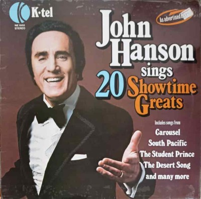 Disc vinil, LP. John Hanson Sings 20 Showtime Greats-JOHN HANSON-251967 foto