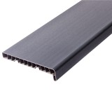 Glaf PVC interior pentru ferestre Sunny Plast, gri antracit, 300 x 15 x 2 cm