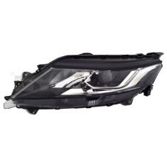 Far Mitsubishi L200, 11.2018-, partea stanga, TYC, tip bec H11+HB3+W5W; electric; cu motor; halogen