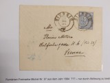 Romania 1894 - Plic circulat GIURGIU-VIENA