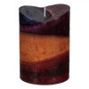 Lum&acirc;nare Parafina, Model Multicolor, Dimensiuni 6.8x9.5cm, Aromă Cafea, Timp Ardere 35 Ore, Oem