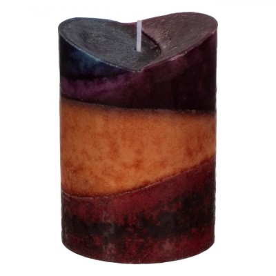 Lum&amp;acirc;nare Parafina, Model Multicolor, Dimensiuni 6.8x9.5cm, Aromă Cafea, Timp Ardere 35 Ore foto