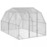 Cumpara ieftin Pui de gaina 2,5x4x2,25 m Otel galvanizat