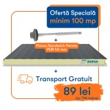 Ofertă Specială Panouri Sandwich ISOPAN 40mm Acoperiș și Perete RAL 7016