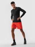 Șort de antrenament din materiale reciclate pentru bărbați - portocaliu, 4F Sportswear