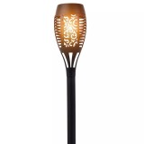 Cumpara ieftin Lampa solara 10 LED-uri galbene decor flacara H 45.5 cm