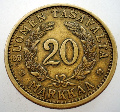C.200 FINLANDA 20 MARKKAA 1934 foto