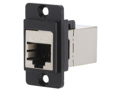 Adaptor DUALSLIM Cat 5e Ecranat 8p8c 29mm foto