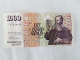 Bancnota Islanda 1000 Kronur 2001, Stare Noua - Colectie Numismatica