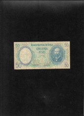 Rar! Chile 50 pesos 1981 seria1385371