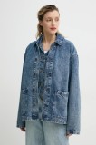 American Vintage geaca jeans de tranzitie, oversize, JOY16IE25