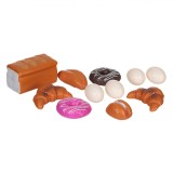 Set Alimente Artificiale, Model Mic Dejun, 11 Piese, Plastic, Multicolor, Oem