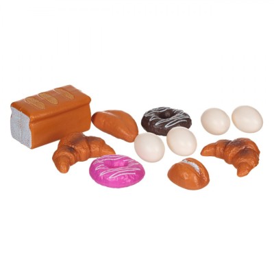 Set Alimente Artificiale, Model Mic Dejun, 11 Piese, Plastic, Multicolor foto