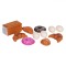 Set Alimente Artificiale, Model Mic Dejun, 11 Piese, Plastic, Multicolor