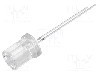 Dioda LED, 8mm, galbena, 220...300mcd, 20mA, 1,8...2,6V, OPTOSUPPLY - OSY5PA83C1A