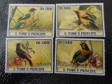 Sao Tome si Principe -Fauna ,pasari-serie completa ,MNH, Nestampilat