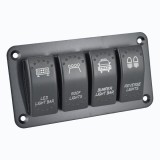 Cumpara ieftin Panou 4 intrerupatoare 12V, 20A 24V, 10A