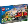 LEGO City Masina Unitatii de Pompieri 60374, Drona de Stins Incendii, 3 Minifigurine, Padure si Oras in Flacari