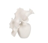 Cumpara ieftin Vaza flori ceramica alba Minde 16x20x23h
