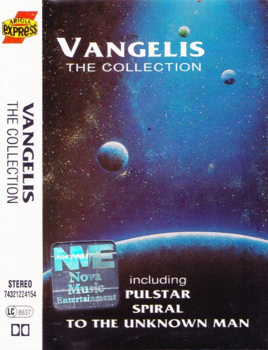 Caseta audio: Vangelis - The Collection ( originala, stare foarte buna )